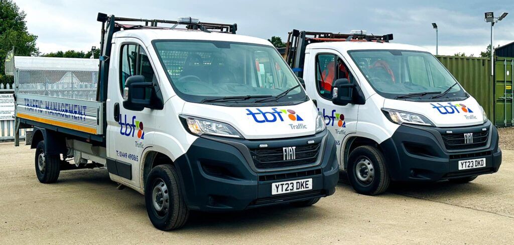 TBF Traffic Management vehicles