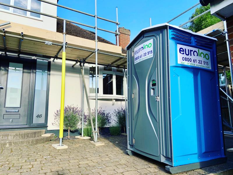 Portable toilet hire for the Garden Room Company