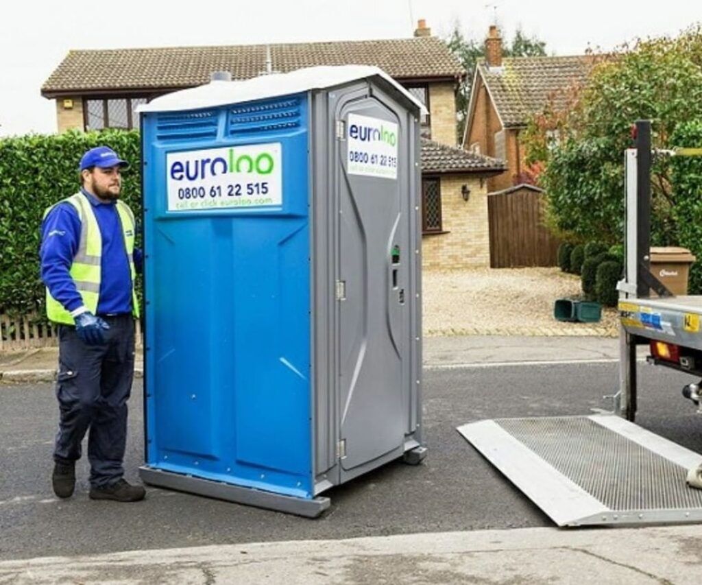 euroloo portable toilet for hire in the UK