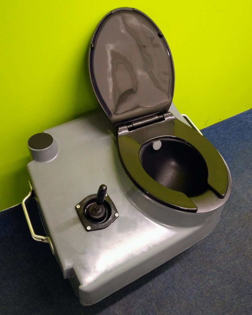 Small portable toilet